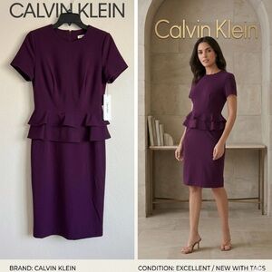Calvin Klein Midi Dress- New With Tags